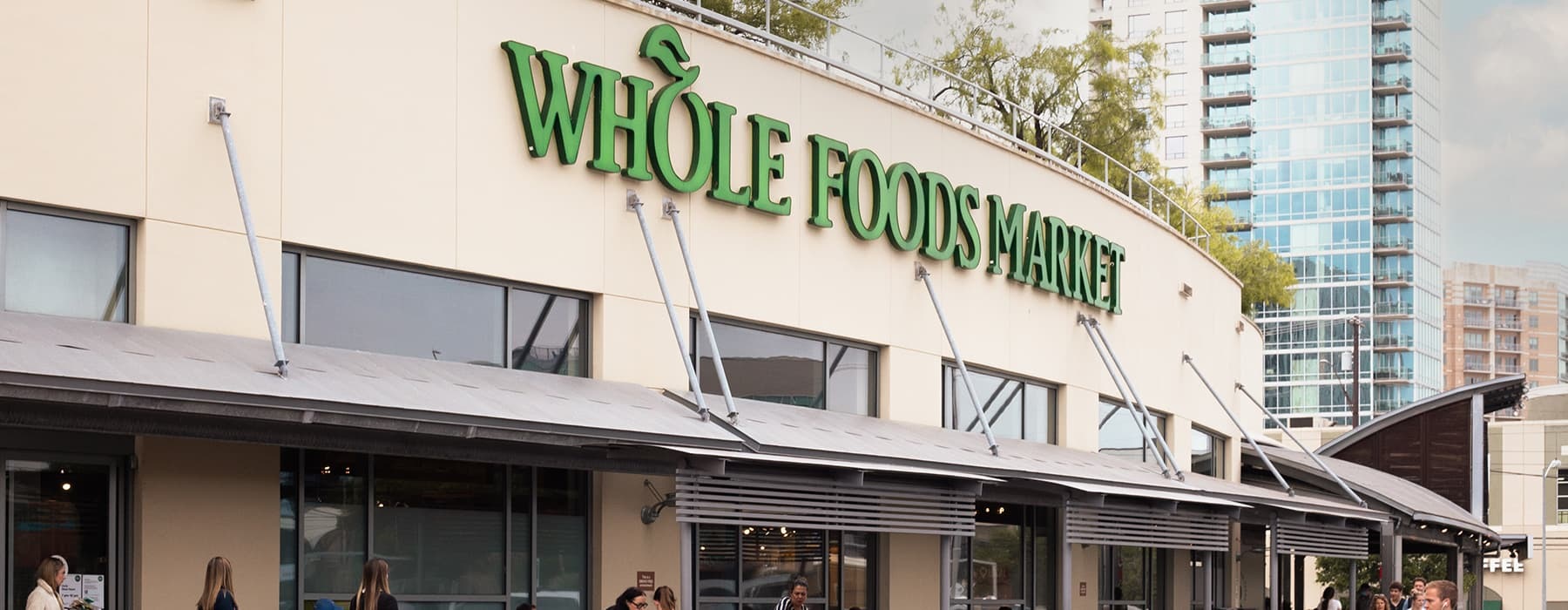 lifestyle image of a Whole Foods storeftont