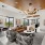Contemporary shared living space with cozy seating